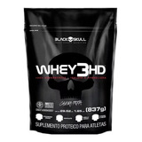 Suplemento Em Pó Black Skull  Caveira Preta Series Whey 3hd Proteínas Whey 3hd Sabor  Baunilha Em Sachê De 837g