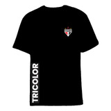Camiseta Camisa Algodão Plus Time Futebol São Paulo Fc Md01