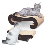 Cat Scratcher, 2 En 1 Cat Scratching Pad Post Bed Lounge Con