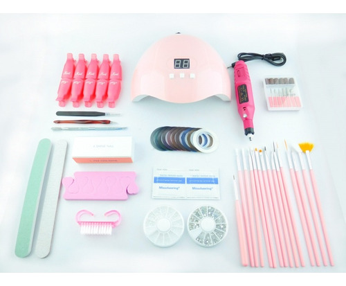 Kit Para Manicure Secador De Uñas/pulidor De Uñas/decoración