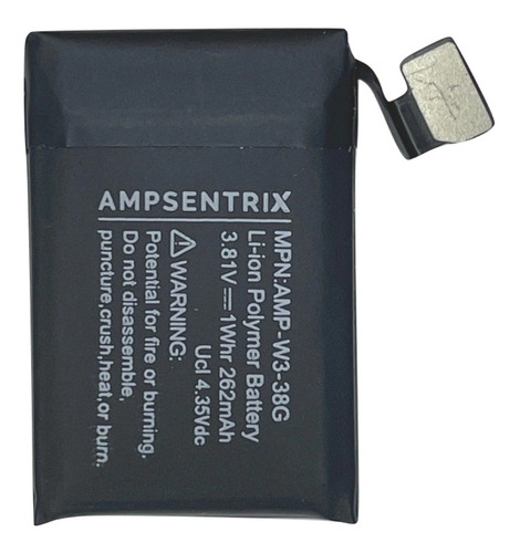 Bateria Ampsentrix Compatible Con Apple Watch Serie 3 / 38mm