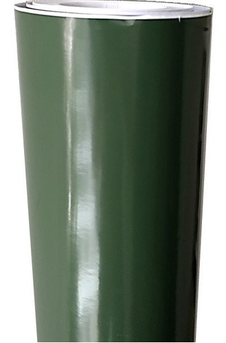 Vinyl Wrapping Color Verde Militar Brillante 1.50m X 1m