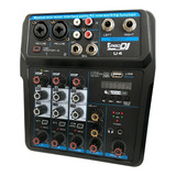  Mezclador Pro Dj U4 Mixer Hibridas Usb Bluetooth Efecto