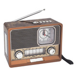 Videyas Radio Retro Portatil De Onda Corta, Radio Retro Am F