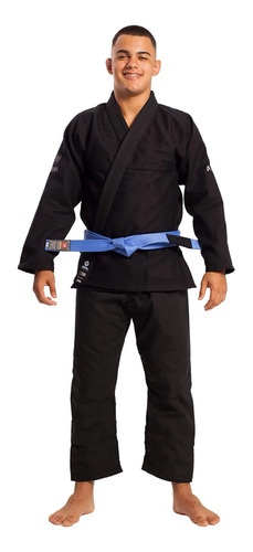 Kimono Jiu Jitsu Atama Trançado Infinity Collab - Preto