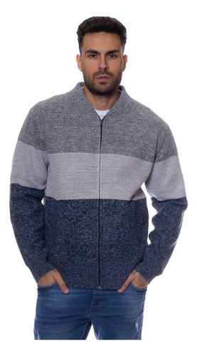 Suéter Masculino Gola V Gola Alta Grosso Importado Cardigan