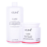  Kit Profissional Shmp Mask Keune Care Confident Curl Low-poo