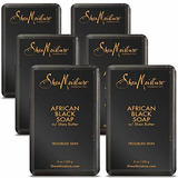 Jabón Negro Africano Con Manteca De Karité, 8 Onzas (paquete