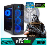 Pc Gamer Core I7-4790 Gtx 1650 Ram 16gb  Ssd 240gb + Hd 1tb