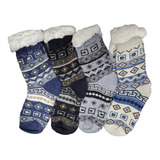 X3 Calcetines De Chiporro Hombre - Pantuflas Antideslizante 