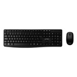 Kit Mouse Y Teclado Inalámbrico Actek Kt25-usb 2.4|baterías Color Del Mouse Negro Color Del Teclado Negro