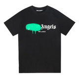 Playera Oversize Palm Angels Sprayed Milano