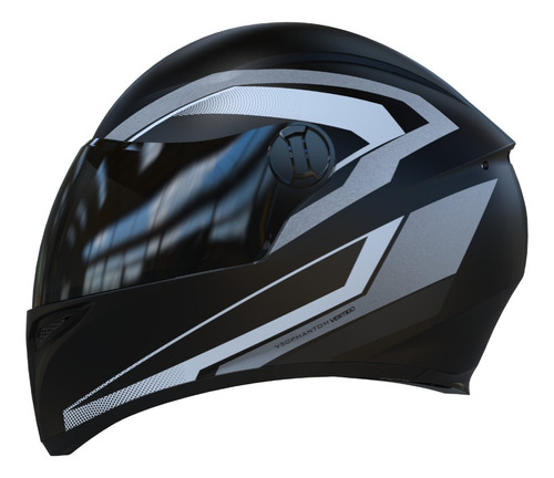 Casco Integral Moto Vertigo V50 Phantom Blanco Mate