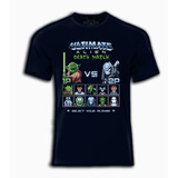 Playera Camiseta Aliens Wars Arcade Retro Maquinita Unisex