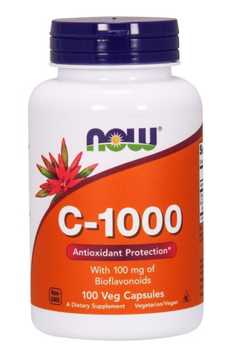 C-1000 Vitaminas Con 100mg 100 Capsulas Vegetales Now