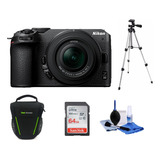 Cámara Nikon Z30 Mirrorless+ 16-50mm+ 64gb+bolso+tripode+kit