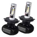 2 Focos Led H4 H13 9007 S1 Csp Lumileds 8000 Lm Blanco Frio