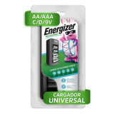 Cargador Universal Pilas Energizer Soporta Aa Aaa C D 9v