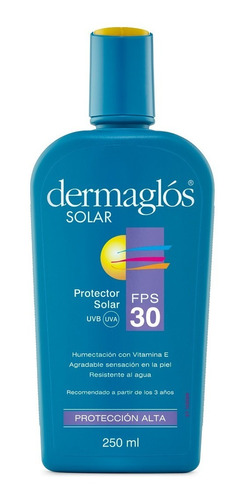 Protector Solar Dermaglos Fps30 Emulsión X 250 Ml