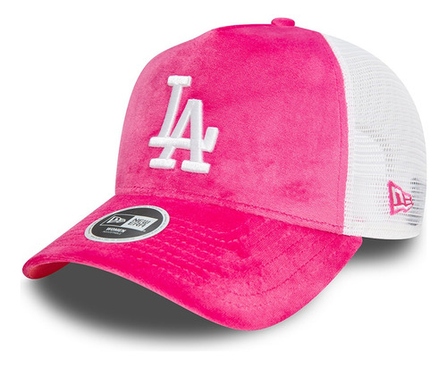 New Era Gorra L A Dodgers Velour 9forty Trucker Mujer