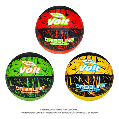 Balón De Basquetbol No. 5 Voit Dribbling Bs100 Color Amarillo | Meses sin interés