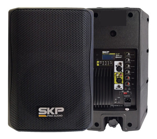 Alto-falante Alimentado Slp Sk-2px Bluetooth 150w Rms De 10 Polegadas