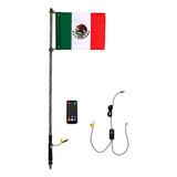 Antena Led Bluetooth Rzr 120cm, Flexible, Dancing, Rgb,