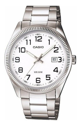 Reloj Casio Mtp-1302d-7b3 Hombre Acero Calendario 50 Metros 