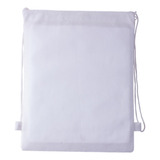 50 Pack Morral Ecológico Non Woven Mochila Blanco 33x40