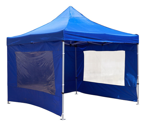 Gazebo Impermeable Ultra Resistente Plegable Azul Gardenlife