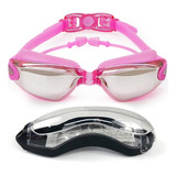 Gafas De Natación Para Mujer, Rosa, Joven Y Hombre, Antivaho