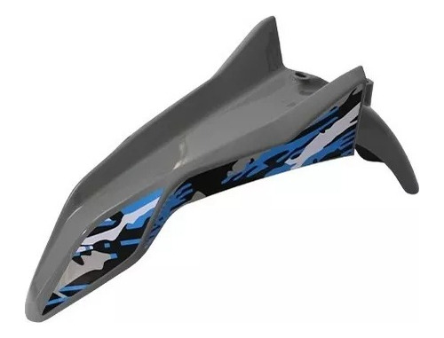 Salpicadera Delantera Gris/azul Moto Italika Dm150 2022 Tx