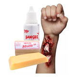 Kit Cera Modeladora Fx Wax Piel + Sangre Falsa