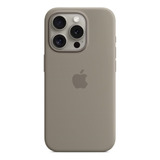 Funda Original Apple Silicona Magsafe iPhone 15 Pro Arcilla
