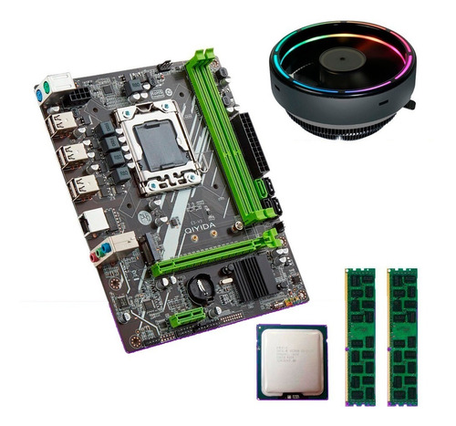 Kit Actualización Six Core 8gb Ram E2420 +  Disipador Rgb