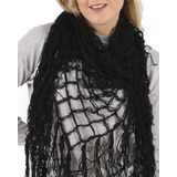 Pashmina Ruana Mujer Crochette Tejido Con Flecos Abrigada