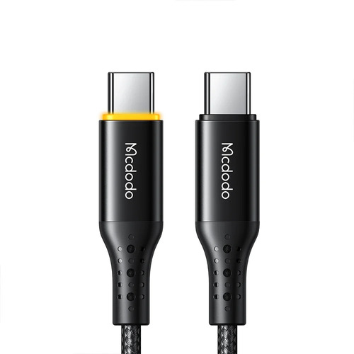 Cable De Carga Rápida Usb C A Usb C 100w Con Indicador Led