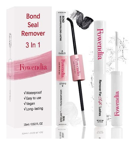 Fowendia Lash Clusters Bond And Seal Con Kit Removedor De Pe