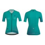 Jersey Gw Deer  Mujer M Manga Corta Verde Menta 