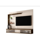 Painel Para Tv Até 50  Frizz Select Off White / Savana