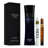 Armani Code 125ml Caballero Original+perfume Cuba 35ml