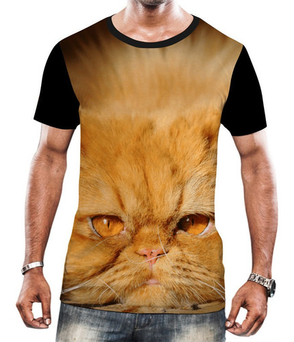 Camisa Camiseta Felinos Gatos Persas Raça Pura Animais Hd 8
