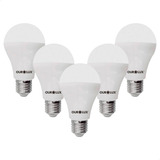 Lâmpada Led Bulbo 15w 6500k Branco-frio Kit 5 Peças Bivolt