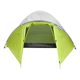 Wallis Pamir 4 Campismo T1786479 Casa De Campaña Para 4 Personas Color Gris Y Verde