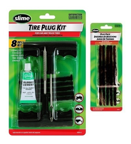 Combo Slime Kit Reparacion Cubiertas Cuatri+extra 10 Tiras