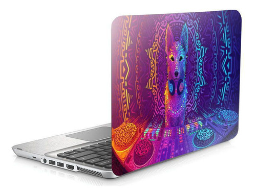 Skin Adesivo Protetor Notebook 17,3  Cachorro Dog Dj D35