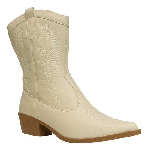 Bota Feminina Boiadeira Texana Western Cano Curto  02.01