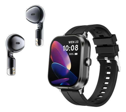 Combo De Auriculares Y Reloj Inteligente, Reproductor De Mús