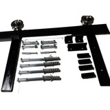 Kit Puerta Granero Rueda Libre Para Puertas Hasta 80 Cm