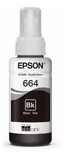 Botella Epson 664 Negro 664120 L110 L120 L200 L210 L350 L455